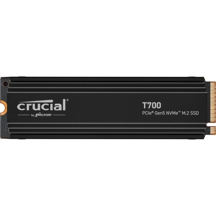 Crucial T700 - Internal SSD - 4 TB - PCI Express 5.0 (NVMe)