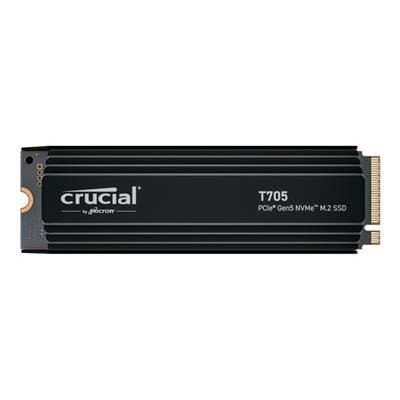 Internal Gaming SSD with Premium Heatsink - CRUCIAL - T705 SSD 1TB PCIe Gen5 NVMe M.2