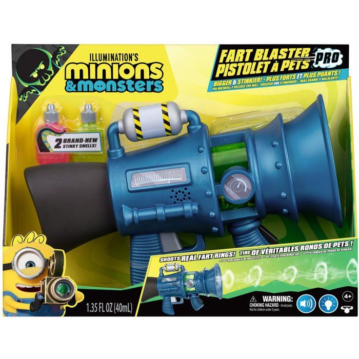 Ultimate Fart Gun 2.0 - MINIONS 3 - Ages 4 and up