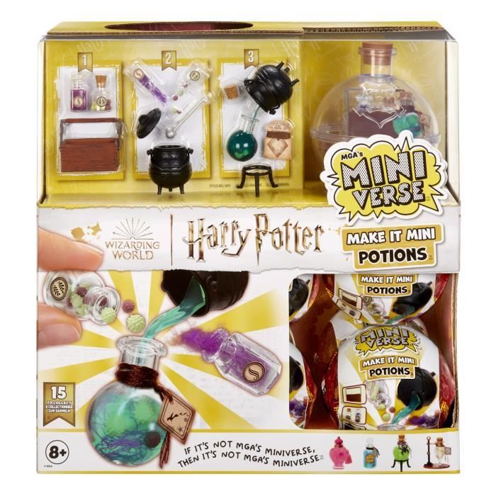 Miniverse - Harry Potter - Complete box with 15 mini potions to create - Creative leisure game - 8 years and up - Not edible