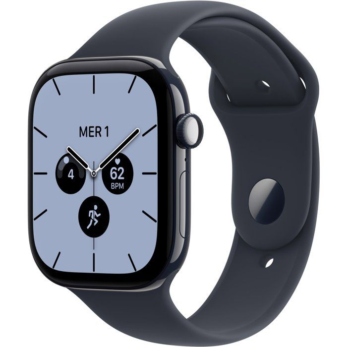 Apple Watch Series 12 GPS + Cellular - 46 mm - Night Blue Ceramic Case - Navy Blue Sport Band - S/M