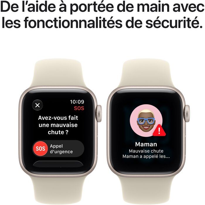 Apple Watch SE 3 GPS - 40 mm - Midnight Aluminum Case - Navy Blue Sport Band - M/L