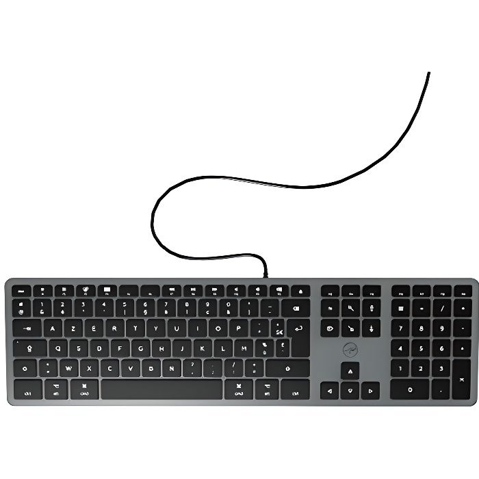 MOBILITY LAB Wired DesignTouch Keyboard for MAC Space Gray