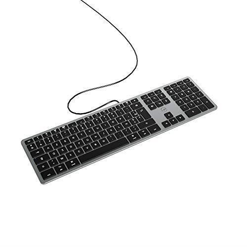 MOBILITY LAB Wired DesignTouch Keyboard for MAC Space Gray