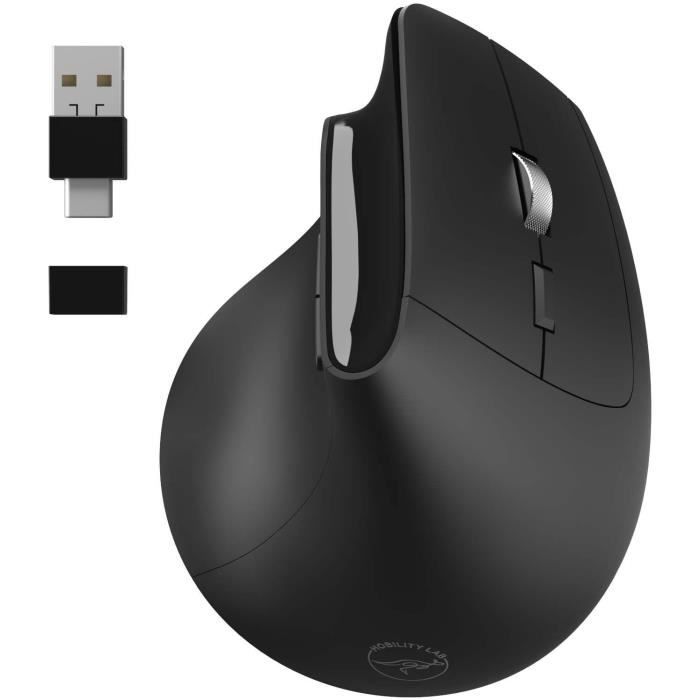 Wireless Ergonomic Mouse - MOBILITY LAB - ML313139 - Plug & Play, no driver needed