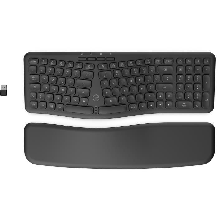 Ergonomic wireless keyboard - MOBILITY LAB - ML313153 - Concave keys - Windows