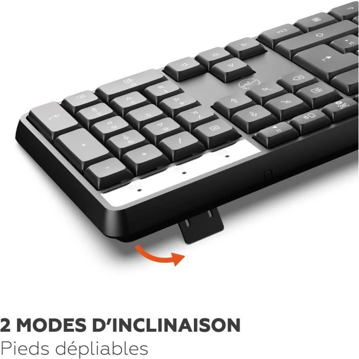 Wireless keyboard - MOBILITY LAB - Deluxe - AZERTY - Black