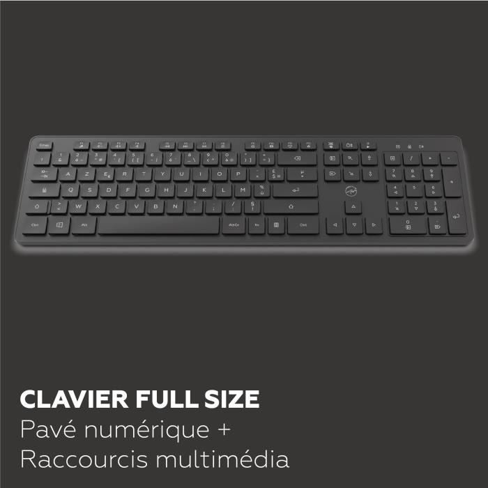 Wireless keyboard - MOBILITY LAB - Premium - AZERTY - Black