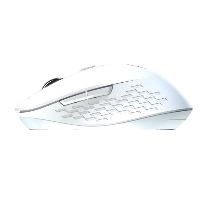 Wireless mouse - MOBILITY LAB - Omega - Bluetooth and 2.4GHz receiver - White - Silent clicks - Adjustable precision