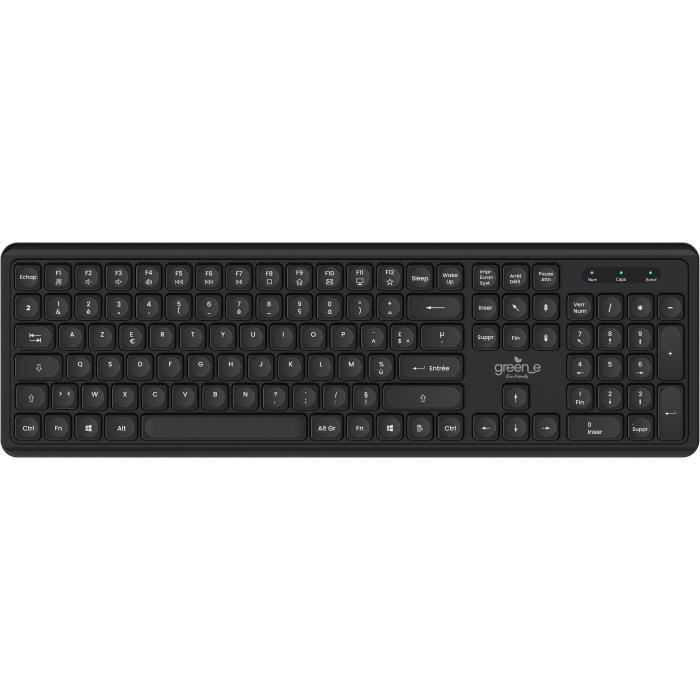 Eco-friendly wired keyboard - MOBILITY - USB-A - Black