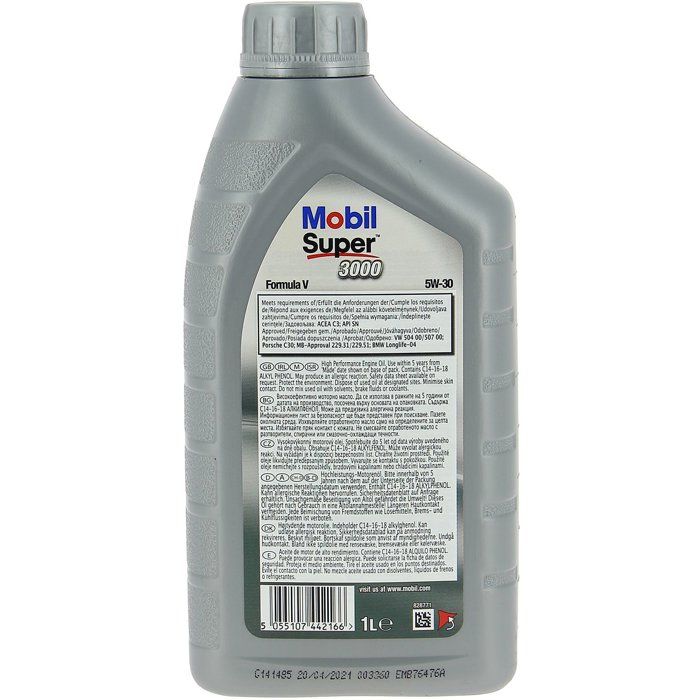 MOBIL Synthetic motor oil S3000 - 5W30 Formula V - 1 L