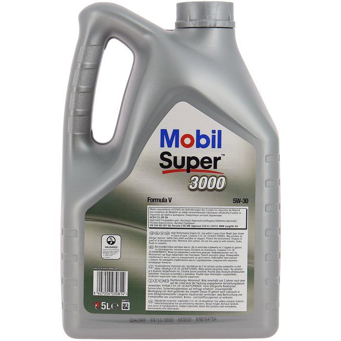 MOBIL Synthetic motor oil S3000 - 5W30 Formula V - 5 L