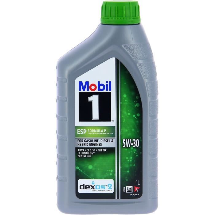 Engine oil can - MOBIL1 - 5W30 ESP Formula P - 1 L - 4 seasons