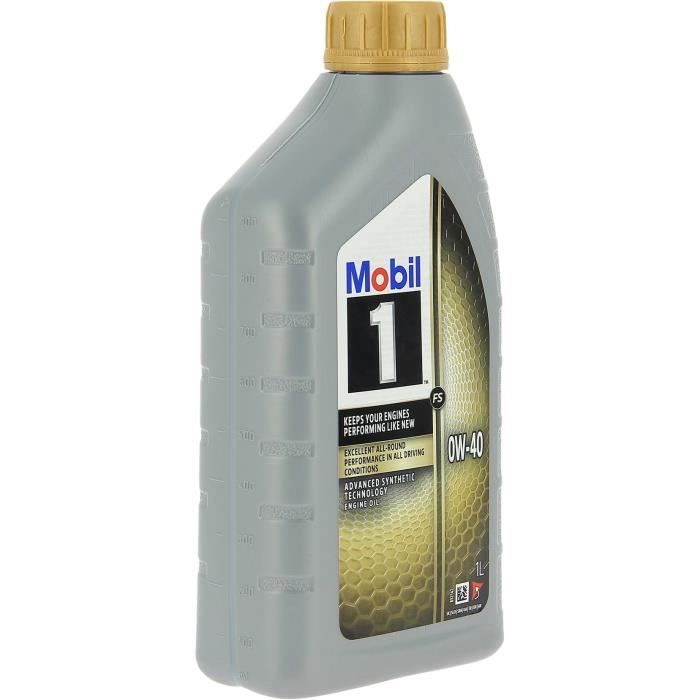 Engine oil can - MOBIL1 - 0W-40 FS - 1 L - 4 seasons