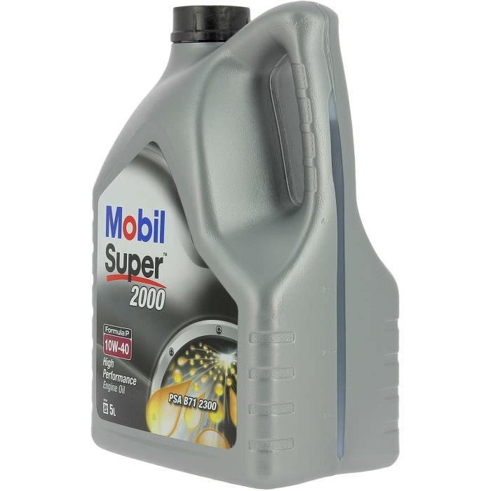 Engine oil can - MOBIL - S2000 10W40 Formula-P - 5 L - 4 seasons