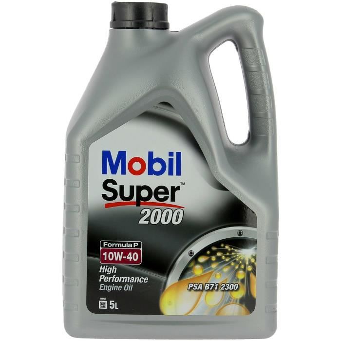 Engine oil can - MOBIL - S2000 10W40 Formula-P - 5 L - 4 seasons