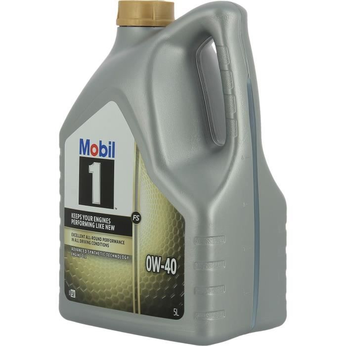 Engine oil can - MOBIL1 - 0W-40 FS - 5 L - 4 seasons
