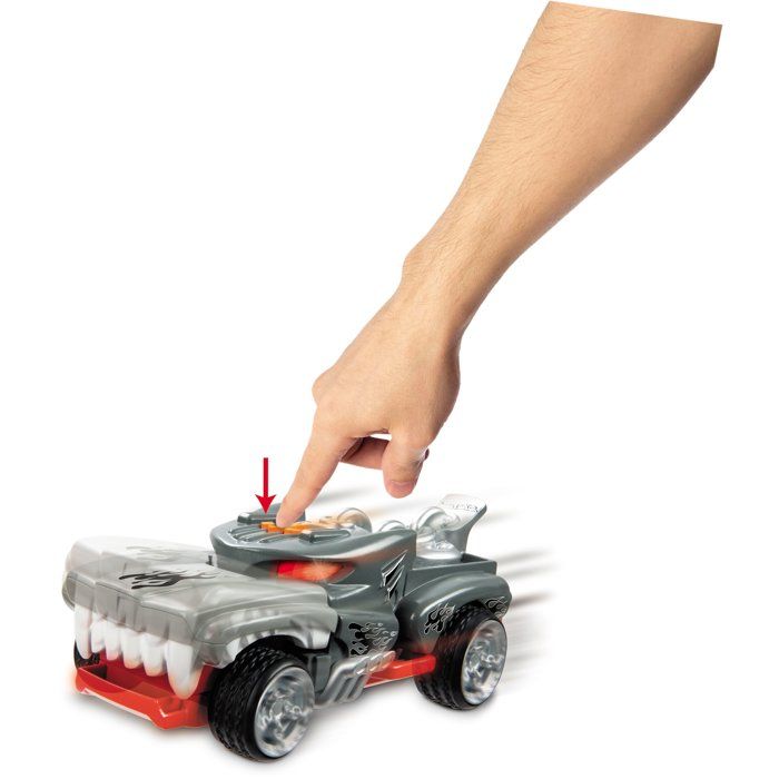 Motorized vehicle - Mondo Motors - Sounds and lights - Hot Wheels Monster Action Hotweiler - 23cm