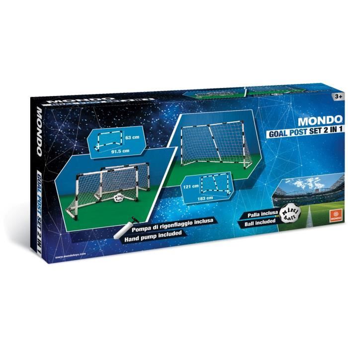 FIFA WORLD CUP 2018 - Large Goal Cage (or Modulable for 2 Mini Soccer Goal Cages) with Ball