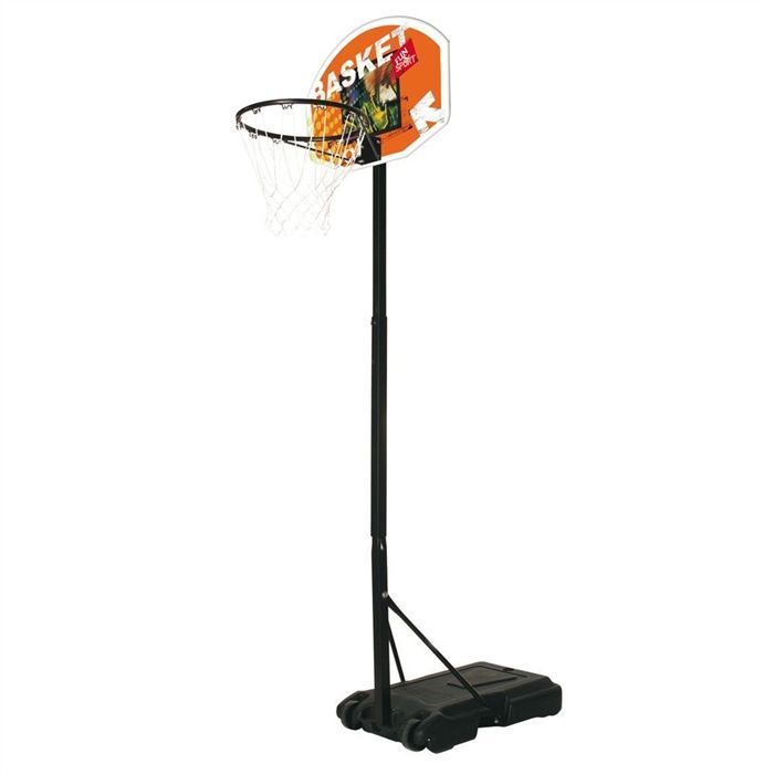 MONDO Junior adjustable basketball hoop from 165 to 205 cm