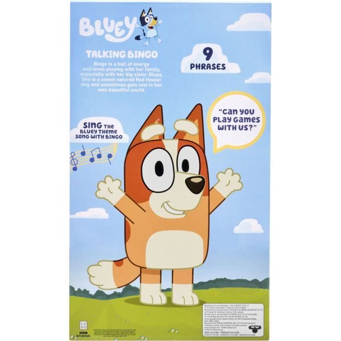Talking Plush 31cm Bingo MOOSE TOYS