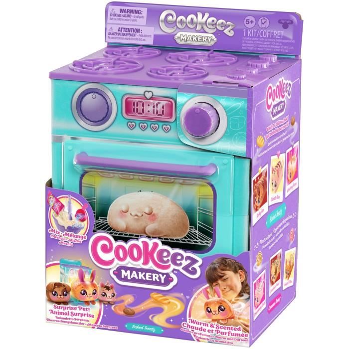 Blue Pastry Factory - MOOSE TOYS - COOKEEZ MAKERY - Interactive oven, scented plush and accessories