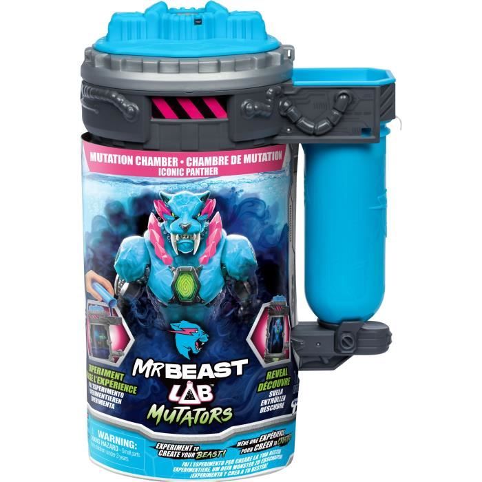 Mutators Iconic Panther Mutation Chamber Figure - MR Beast LAB - Perform an experiment to create your creature