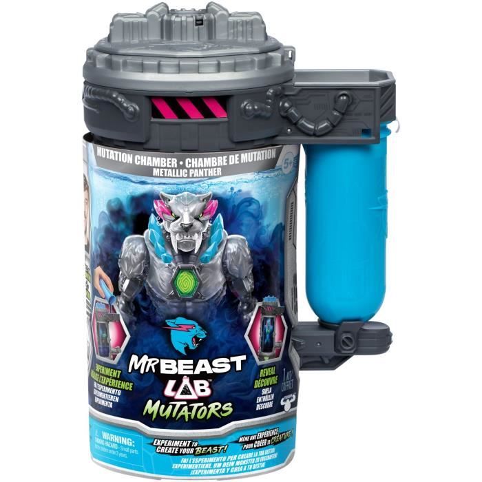 Mutators Panthere Translucent Mutation Chamber Figure - MR Beast LAB - Perform an experiment to create your creature