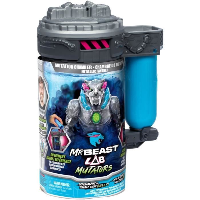 Mutators Panthere Translucent Mutation Chamber Figure - MR Beast LAB - Perform an experiment to create your creature