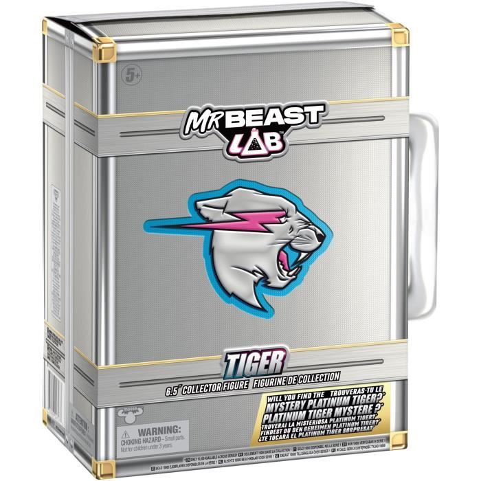Collector Figurine - MOOSE TOYS - Mr. Beast Lab Tiger - 8.8 cm, Collection