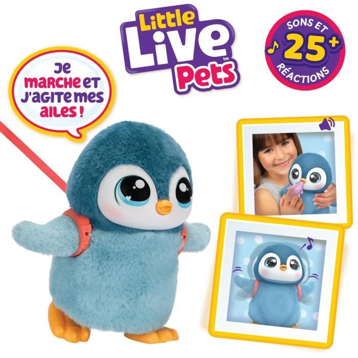 My Little Penguin - MOOSE TOYS - LITTLE LIVE PETS - Interactive electronic penguin with accessories