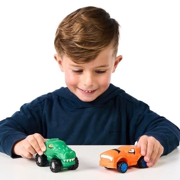 Miniature vehicles - MOOSE TOYS - GOO MOBILES - TURBO TYGER VS RUMBLER JAW