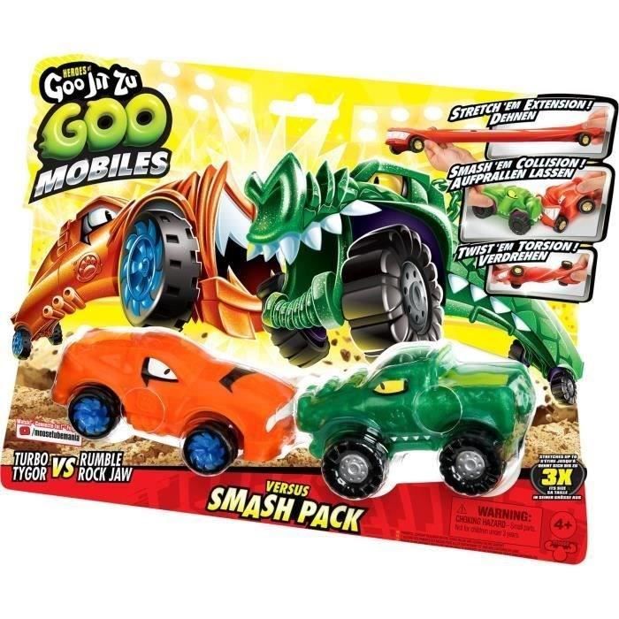 Miniature vehicles - MOOSE TOYS - GOO MOBILES - TURBO TYGER VS RUMBLER JAW