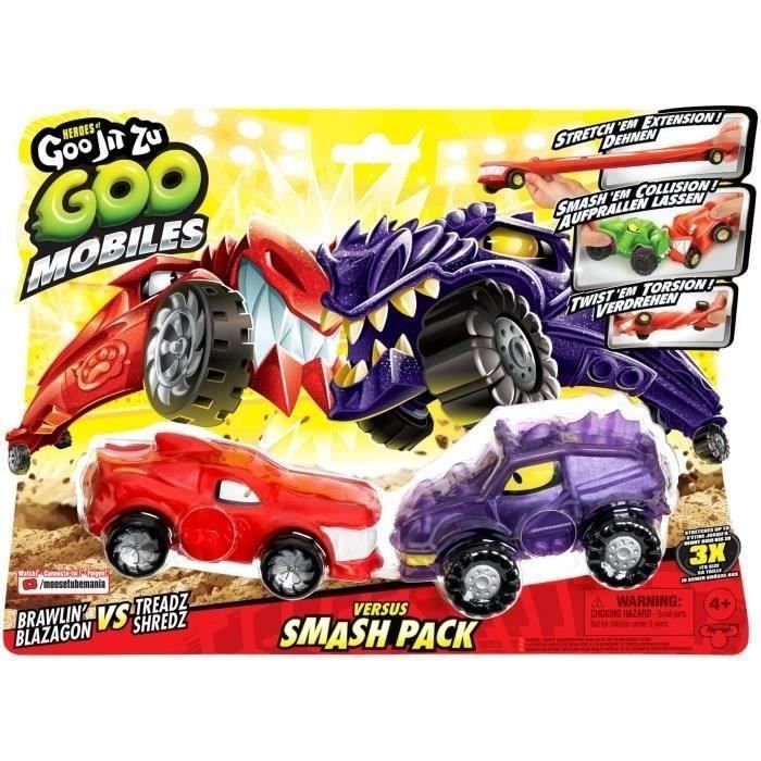 Miniature vehicles - MOOSE TOYS - GOO MOBILES - BLAZAGON VS TREADS SHREDZ