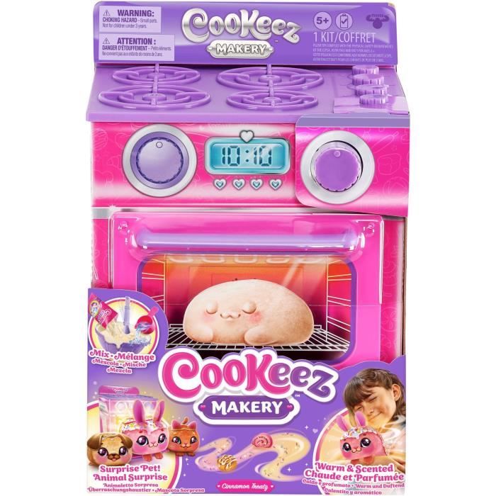 Pink Pastry Factory - MOOSE TOYS - COOKEEZ MAKERY - Interactive oven, scented plush and accessories