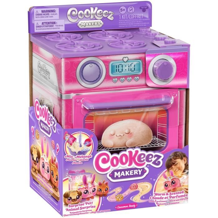 Pink Pastry Factory - MOOSE TOYS - COOKEEZ MAKERY - Interactive oven, scented plush and accessories
