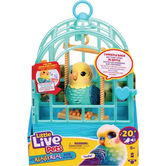 Figurine interactive - LITTLE LIVE PETS - Oiseau Indie - Sons - Répete
