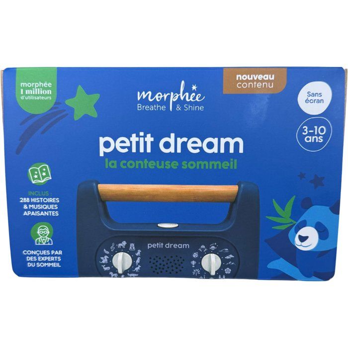 Petit Dream - Bedtime Storyteller - MORPHEE - 288 Soothing Stories - Voice Recording