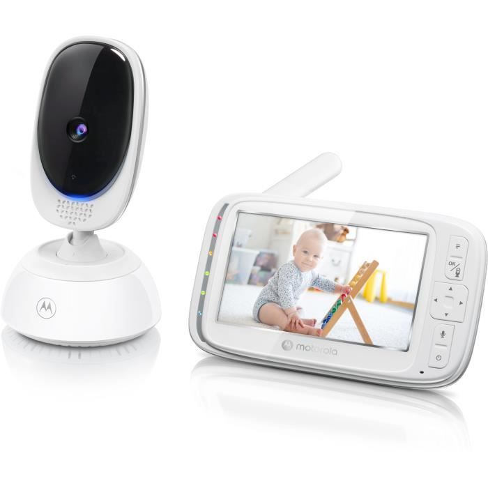 Connected Video Baby Phone - MOTOROLA - Two-Way Audio - Motion Detection and Sound-Night Vision - VM85