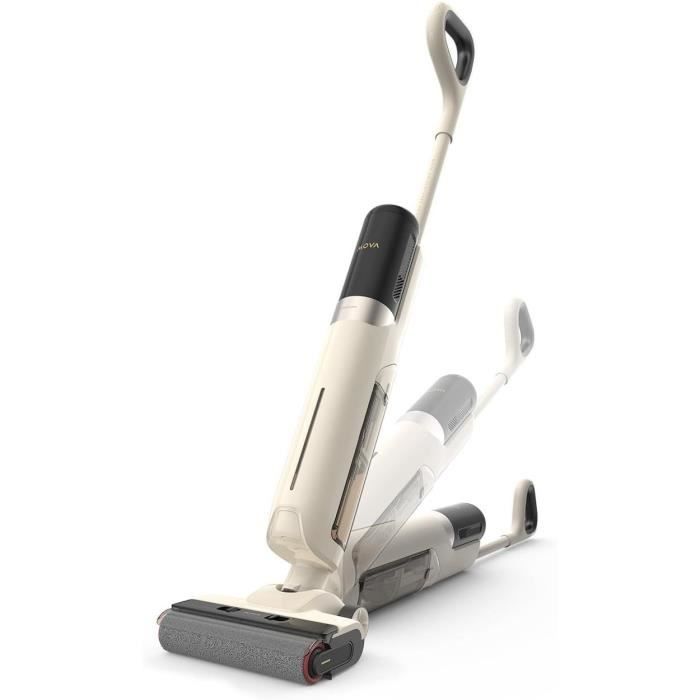 MOVA K30 - Wet and Dry Vacuum Cleaner - 180° Flat Range - 18 kPa Suction - Edge Cleaning - Hot Air Drying