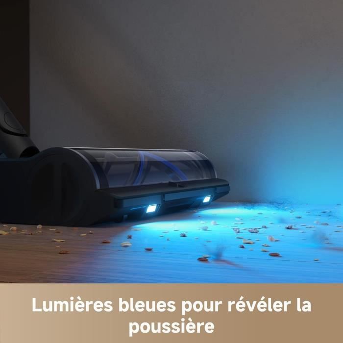 MOVA S4 Detect - Cordless Stick Vacuum Cleaner - 150 AW - Maximum Battery Life of 90 Minutes - OptiInsigh Multi-Surface Brush