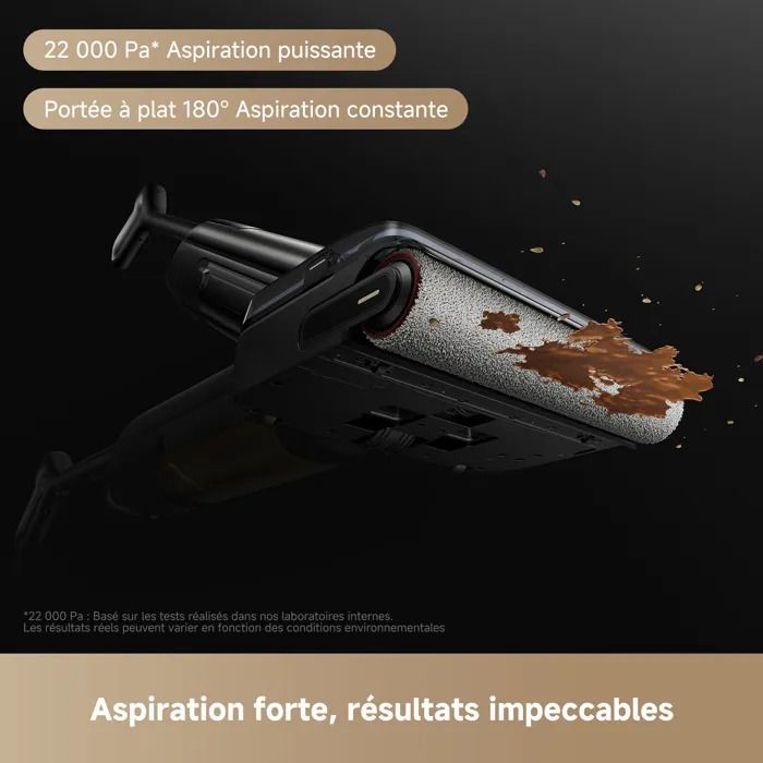 MOVA M50 - Stick Vacuum and Floor Cleaner - 22,000 Pa - Brush Washing at 85 °C - 90° Rotation - Smart Dirt Detection
