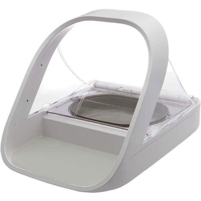 Surefeed Electronic - White Food Distributor (delivered with a single bowl, a double bowl, a carpet and a medallion)