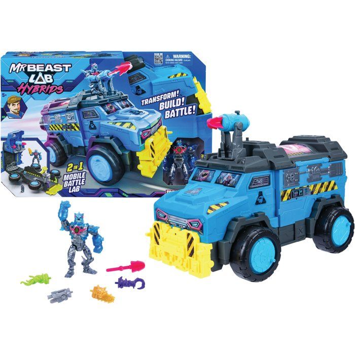 Vehicle - MRBEAST LAB - Mega Battle Lab S2 - Transformable - Figure Included - Accessories