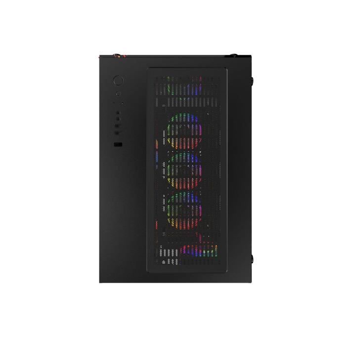 MRED - PC Gamer ATX - Black RGB Crystal Sea