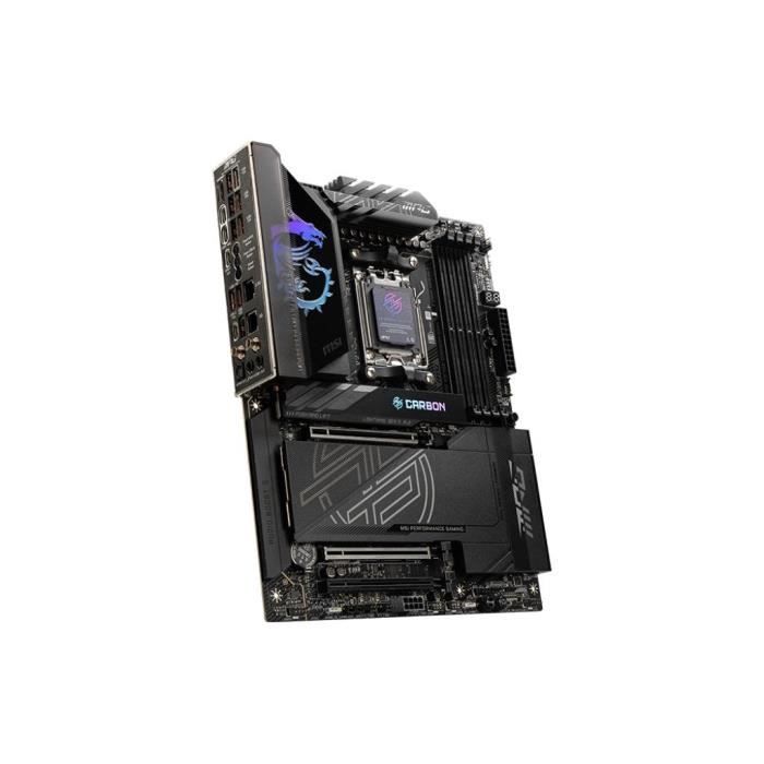 Motherboard - MSI - MPG X870E CARBON WIFI - Wi-Fi 7, 5G LAN, USB 40 Gb/s, RGB LED, additional PCIe