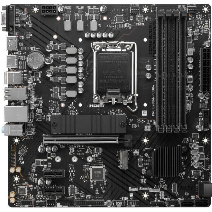 Motherboard - MSI - PRO B760M-P DDR4