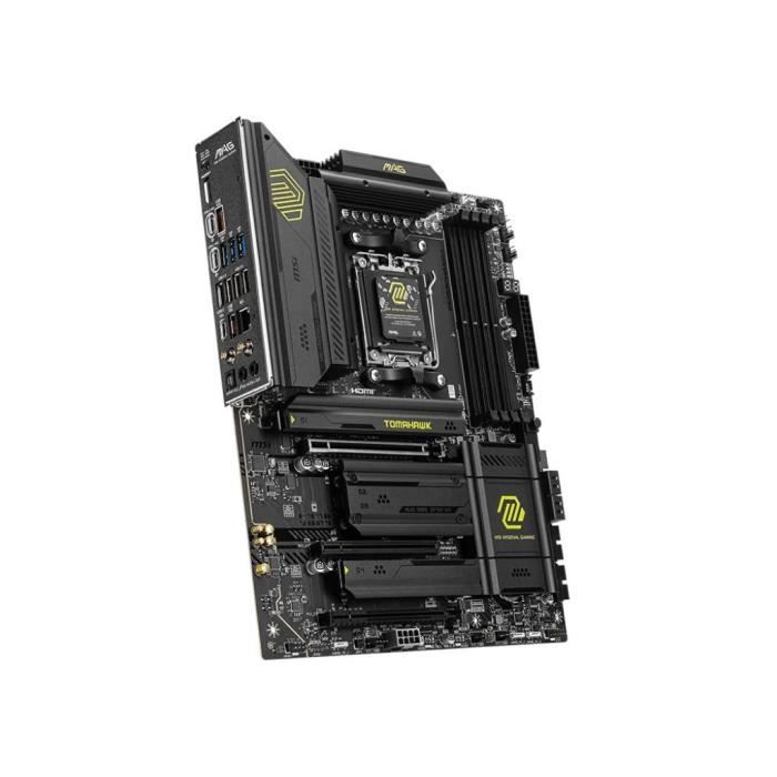Motherboard - MSI - MAG X870 TOMAHAWK WIFI - Wi-Fi 7, 5G LAN, USB 40 Gb/s, PCIe 5.0, AMD Ryzen 9000