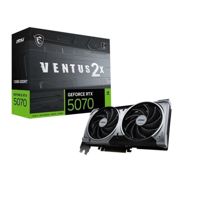 MSI - Internal graphics card - GeForce RTX 5070 12G VENTUS 2X OC