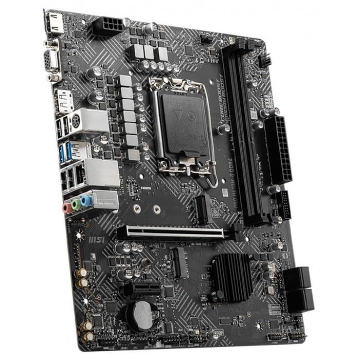 MSI - PRO H610M-G DDR4 - Motherboard - Socket LGA 1700 - Chipset Intel H610